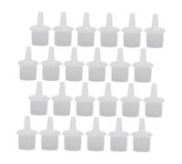 IWOWHERO 100 pièces Bouchons de Remplacement pour Bouteilles de Colle à Cils Embouts Durables pour Extensions de Cils Contrôle Précis Du Flux de Colle