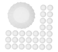 IWOWHERO 100 pièces Caissettes Basques Papier Sulfurisé Antiadhésives et Résistantes Chaleur pour Gâteaux Basques et Cheesecakes Adaptées Four et Air Fryer Rond