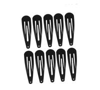 IWOWHERO 100 pièces Pinces à Cheveux Métal Simples Noires pour Garçon Fille Filles Accessoires Coiffure Résistants et Antidérapants Adaptés à Divers Types de Cheveux