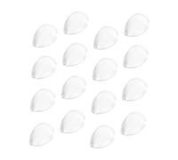IWOWHERO 100pièces Présentoir De Ongles Verre Transparent Nuancier De Vernis à Ongles Lot De Perles Pour Outil De Manucure