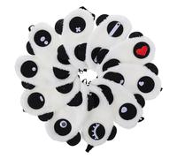 IWOWHERO 10pcs Cache-œil de Sommeil en Tissu Peluche Forme Panda, Léger et Confortable, Emballage Individuel, pour Voyage et Jeux à L'aveugle Plusieurs styles