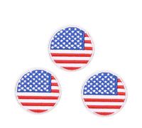 IWOWHERO 12 Pièces Écusson Brodé Soi-même Drapeau National Rond en Tissu, Patch à Coudre pour Jeans et Chapeau, Décoration de Vêtements, Cache-trou, Arts et Loisirs Créatifs