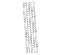 IWOWHERO 120 Pièces Accessoire De Palettes De Maquillage Fard à Paupières Vide Étui De Surligneur Vide Conteneur De Surligneurs Vide Étui à Fard à Joues Vide Mini-casserole Le Fer Silver