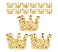 IWOWHERO 120 pièces Mini Charms Alliage pour Bijoux Pendentifs Couronne Vintage Doré pour Création de Colliers et Bracelets Accessoires de Décoration Artisanale