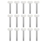 IWOWHERO 15 Pièces Presse-Tubes de Dentifrice en Acier Inoxydable Lot de 15 Pièces, Manuel pour Tubes de et Aquarelle, Outil de Dosage Précis Anti-Déversement pour Salle de Bain et Usage