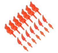 IWOWHERO 150 pièces Nez de Bonhomme de Plastique pour Bricolage Noël Accessoires Carotte pour Décoration DIY Kit Créatif de Nez Petit pour Projets Festifs