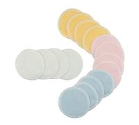 IWOWHERO 16 pièces Pads Démaquillants Réutilisables Fibres Végétales Doux et Lavables avec Sac Filet pour Visage Maquillage et Soins Multifonction pour Peaux Variées Couleurs Mixées