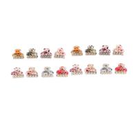 IWOWHERO 16 Pièces pince à saisir pinces à cheveux femmes agrafe boucles pinces à cheveux mâchoire griffe instantané hairpin hair clip petit accessoire en épingle à cheveux pince à cheveux