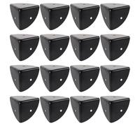 IWOWHERO 16 pièces Protections Angles Métal pour Boîte à Outils et Mallette de Maquillage Garde-Bords Robustes et Esthétiques Protège Coin Table Accessoires de Sécurité pour Meubles et