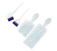 IWOWHERO 1ensemble Kit De Capillaire Outil De Coloration Avec Pinceau Et Planche Courbée Pour Highlights Et Racines Pratique Pour Coiffeurs Et Usage Domestique