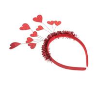 IWOWHERO 1pièce Bandeau Cœur Pour Saint-valentin Accessoire Festif Pour Fêtes Et Mariages Élastique Et Confortable Parfait Pour Partager Amour