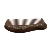 IWOWHERO 1pièce Peigne De Massage Bois De Santal Brosse Antistatique Pour Cheveux Outil De Relaxation Pour Hommes Et Femmes Peigne Et Doux Pour Chevelu Pour Types De Cheveux