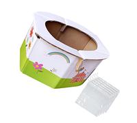 IWOWHERO 1pièce Potty Voyage Pliable Pour Toilette Portative Papier Pour Voyager Comprend Pratique Et Compact