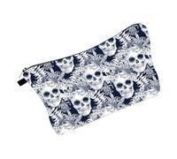 IWOWHERO 1pièce Trousse De Toilette à Motif De Crâne Cosmétique Pratique pour Voyage Et Rangement De Toiletries