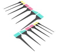 IWOWHERO 2 Ensembles Set de Brosses Silicone pour Teinture de Cheveux Kit Complet Applicateurs pour Coloration à Domicile et Salon Outil et Facile à Nettoyer pour Décoloration et Teinture