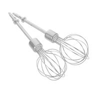 IWOWHERO 2 pièces Accessoires Batteurs Œufs Inoxydable Mini Batteur Électrique Portable à Main Léger pour Crème et Mélange Rapide Ustensile Cuisine Compact pour Pâtisserie Réutilisable