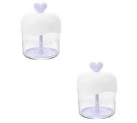 IWOWHERO 2 Pièces Barboteur guimauve Crème hydratante liquide bandeau à bulles boire Mousseur de bain mousseur portable bulle de gel nettoyant fabricant de nettoyant moussant Plastique