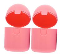 IWOWHERO 2 pièces Boîte Stérilisante à Vapeur pour Accessoires Féminins Rangement Portable et Léger pour Articles Personnels Boîte de Stockage Hygiénique PP Alimentaire Résistante à Haute