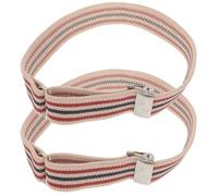 IWOWHERO 2 Pièces Brassard Homme Rayé Élastique 2,5cm, Polyester | Accessoire Réutilisable, Finition et Formelle, Pratique au Quotidien, pour Style Habillé et Décoration