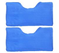 IWOWHERO 2 Pièces Coussin Protecteur Élévateur pour Main et Pied Soutien Doux pour Cheville et Talon Protection Escarres et Blessures Coussin de Lit pour Patients Alités Bleu