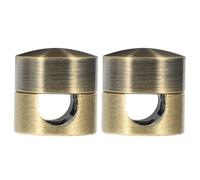 IWOWHERO 2 pièces Crochets Métalliques pour Câbles Alimentation Fixation Plafond pour Lampes Suspendues DIY Crochets Swag pour Suspension Luminaire Vintage Bronze