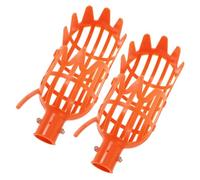 IWOWHERO 2 Pièces cueilleur de Fruits ramasseur de Noix de Jardin Corbeille de Fruits cueille Fruit telescopique Cueille-Fruits Attrape-Fruits Dispositif de cueillette de Fruits