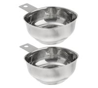 IWOWHERO 2 Pièces Entonnoirs de Cuisine Acier Inoxydable Large Bouche pour Transfert Facile de Confiture Huile et Multifonctionnels pour Remplissage de Bouteilles