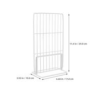 IWOWHERO 2 Pièces Heavy Duty Refrigerator Wire Shelf Dividers Iron Freezer Rack Organizer Mesh Separator for Commercial Food Storage