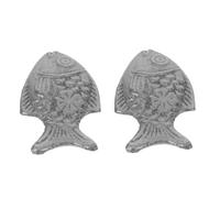 IWOWHERO 2 Pièces Iron Fish Cooking Tool Cast Iron Supplement Enrichment In Vegan Athlete And Pregnancy Diets Multipurpose Fish-shaped Kitchen Utensil For Soup Water And Food