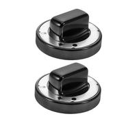 IWOWHERO 2 pièces Lot de Boutons Bakélite Rouge Résistants Haute Température pour Commande Gazinière Professionnelle Grip Antidérapant Compatible Fours et Plaques de Cuisson