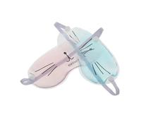 IWOWHERO 2 pièces Masque de Sommeil Ice Compress Masques Yeux Rafraîchissants Anti-poches Confortables pour Détente et Sommeil Réparateur