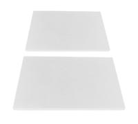 IWOWHERO 2 Pièces Panneau Isolant Thermique en Fibre Céramique 10 Mm 30 X 20 Cm, Résistant aux Hautes Températures, pour Poêles à Bois, Fours et Cheminées, Coussin D’isolation Thermique,