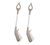 IWOWHERO 2 pièces Pince de Ramassage Aluminium Outil Léger pour Seniors Pince Préhension Multifonction pour Déchets Ramassage Parcs et Rues Lot