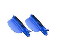 IWOWHERO 2 Pièces Pinces à Cheveux pour Extensions Plastique Clips de Séparation Résistants Déformation Fixation Sécurisée pour et Mèches Lot de Bleu