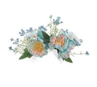 IWOWHERO 2 Pièces Plumeria Hair Clip Hawaiian Flower Hair Comb Tropical Silk Floral Accessory For Bridal Updos Beach Party Summer Style