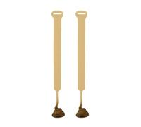 IWOWHERO 2 pièces Poignée Abattant Toilette Silicone Lifter Couverture Wc Forme Caca Rehausseur Wc Facile à Installer Hygiène et Ouverture Sans Contact Compatible Tout Abattant