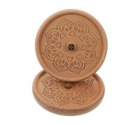 IWOWHERO 2 Pièces Porte- Lotus Support Décoratif pour Maison Zen Plateau Facile à Nettoyer Méditation Yoga Détente