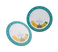 IWOWHERO 2 pièces Roue de Mesure Santé Bmi Murale pour Suivi Poids Calcul Imc Simple et Pratique pour Maison Gym et Centre