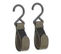 IWOWHERO 2 pièces Sangles de Sécurité pour Poussette Attaches Légères et Compactes avec Système Accessoires pour Harnais de Siège Auto et à Couches Vert