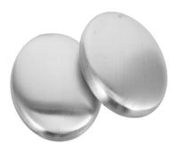 IWOWHERO 2 pièces Savon Inoxydable Anti-odeurs Réutilisable Barre Métal Robuste pour Éliminer Odeurs Mains Absorbeur Parfum Prolongé et Sûr Au Quotidien