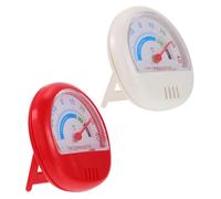 IWOWHERO 2 pièces Thermomètre Frigo et Congélateur Plastique Portable Indicateur de Température Pratique Design Compact et Résistant Usage Intérieur et Extérieur