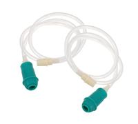 IWOWHERO 2 Pièces Tube de Rallonge pour Pompe à Ventouses Transparent Extension Flexible pour Massage par Succion Accessoires de Rechange Compatibles avec Kits de Cupping à Domicile Lot