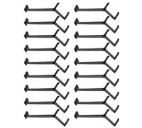 IWOWHERO 20 Écarteurs de Branches Ajustables pour Arbres Fruitiers Clips de Jardinage en Plastique Noir Solide Lot de 20 Pièces pour Soutien et Formation des Jeunes Arbres Fruitiers