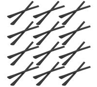 IWOWHERO 20 Paires d'Embouts de Branches pour Lunettes en Silicone Noir Antidérapant Protections Confortables et Flexibles pour Branches Fines Accessoires de Remplacement Adaptés aux et