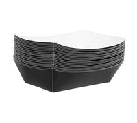 IWOWHERO 20 pièces Boîtes Kraft Papier Résistantes à Eau Huile pour Hot-dogs et Ailes de Poulet Légers pour Restauration Rapide et Repas à