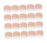 IWOWHERO 20 Pièces bouteille de crème recipient creme coffret creme Récipient étanche crème hydratante bouteilles pots bocaux contenant de crème pour le visage vide sous-crème cas pp rose