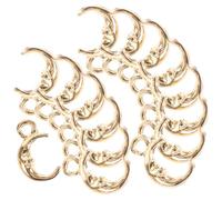 IWOWHERO 20 pièces Breloques Lune et Étoiles Petites Décorations Pendentifs Alliage pour Bracelets DIY Création Bijoux Accessoires Moon-shaped Ornaments