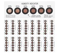 IWOWHERO 20 pièces Carte Indicateur Humidité Papier Portable Changement Couleur Bleu à Rose Testeur Humidité pour Circuits Électronique et Usage Domestique Réutilisable et Facile à