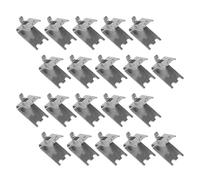 IWOWHERO 20 Pièces Clips de Fixation Robustes pour Étagères de Réfrigérateur en Métal Inoxydable Support de Support d'Étagère Métallique 20 Pièces Compatible Congélateur et Armoire Cuisine