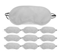 IWOWHERO 20 pièces de Sommeil Léger et Polyester Cache-yeux Occultant Confortable pour Voyage Bureau et Sieste Adapté à Tous Âges